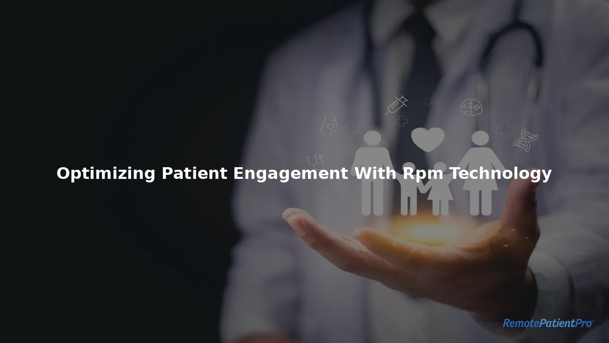 Optimizing Patient Engagement with RPM Technology